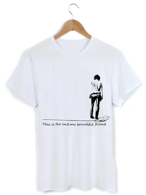 The Doors Jim Morrison The End My Beatiful Friend Washed Cotton T