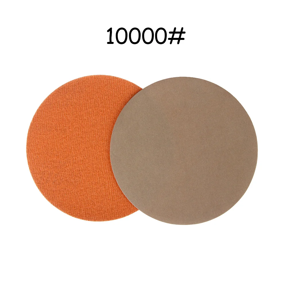 5Pcs 10000Grit 5/10/20 шт. 60-10000 Грит с петлей, даже если вымокли или сухой абразивные инструменты Водонепроницаемый 5 ''125 мм наждачная бумага колодки шлифовальные диски - Цвет: 5Pcs 10000Grit