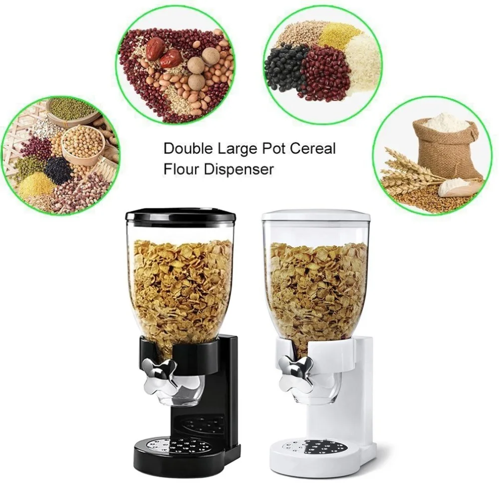 

Multifunctional Pasta Cereal Dry Food Dispenser Storage Container Dispense Household Kitchen Machine for Gift