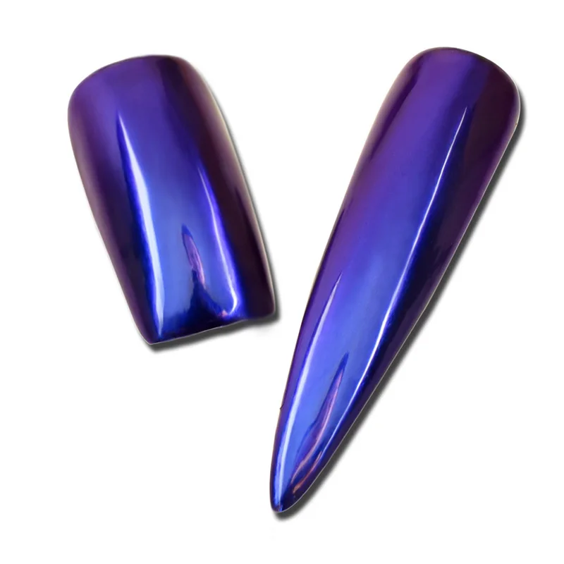 Dmoley фиолетовый жемчуг русалки ногтей Порошковые блестки эффект зеркальных ногтей искусство порошок хромового пигмента маникюр ногтей украшения