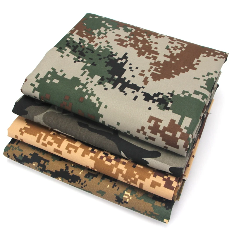 

1 Meter Width 150cm Oxford Cloth Camouflage Waterproof Fabric For Sewing Patchwork Thickening PVC Raincoat Sunshade