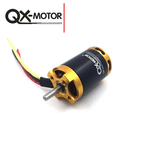 QX MOTOR 70mm 6 Paddle12 Baldes Ducted Fan EDF Motor QF2827 2300KV2600KV Brushless Motor 3 4S Lipo for Jet RC Airplanes F22143 title=