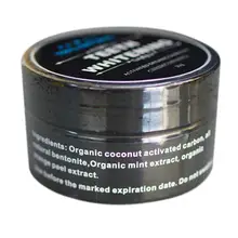 Отбеливающий порошок для зубов натуральный органический активированный бамбуковый уголь зубная паста Nov 27