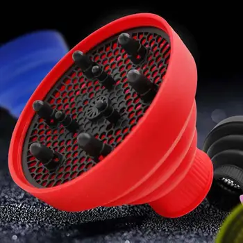 

Soft Silicone Hairdryer Diffuser Cover Foldable Hairdressing Dryer Blower Hood