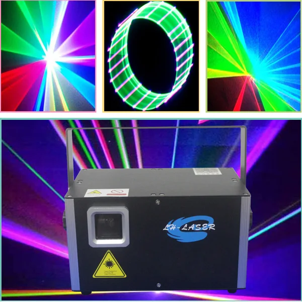 Small Professional Stage Lighting Effect 4500mw Sd Card Laser Show