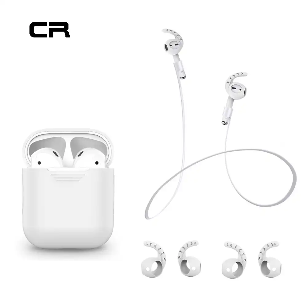 Ahastyle CA2 Ear Hook For Airpod Apple Accessories Cover For Air Pods Apple Headphones Earbud Case For Airpods Accessories Case