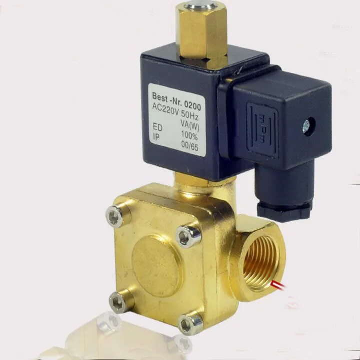 1/4" normally open solenoid valve water valve air valve 0955105 High voltage 16 kg AC220V DC24V