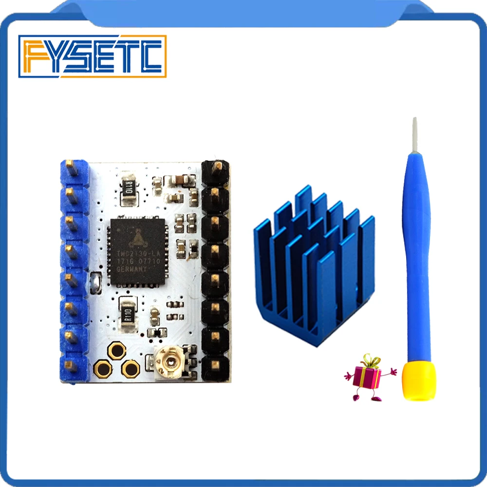 10 шт. TMC2130 шаговый двигатель Mute Driver Stepstick мощность трубки встроенный драйвер тока 1.4A пиковый ток 2.5A заменить TMC2100