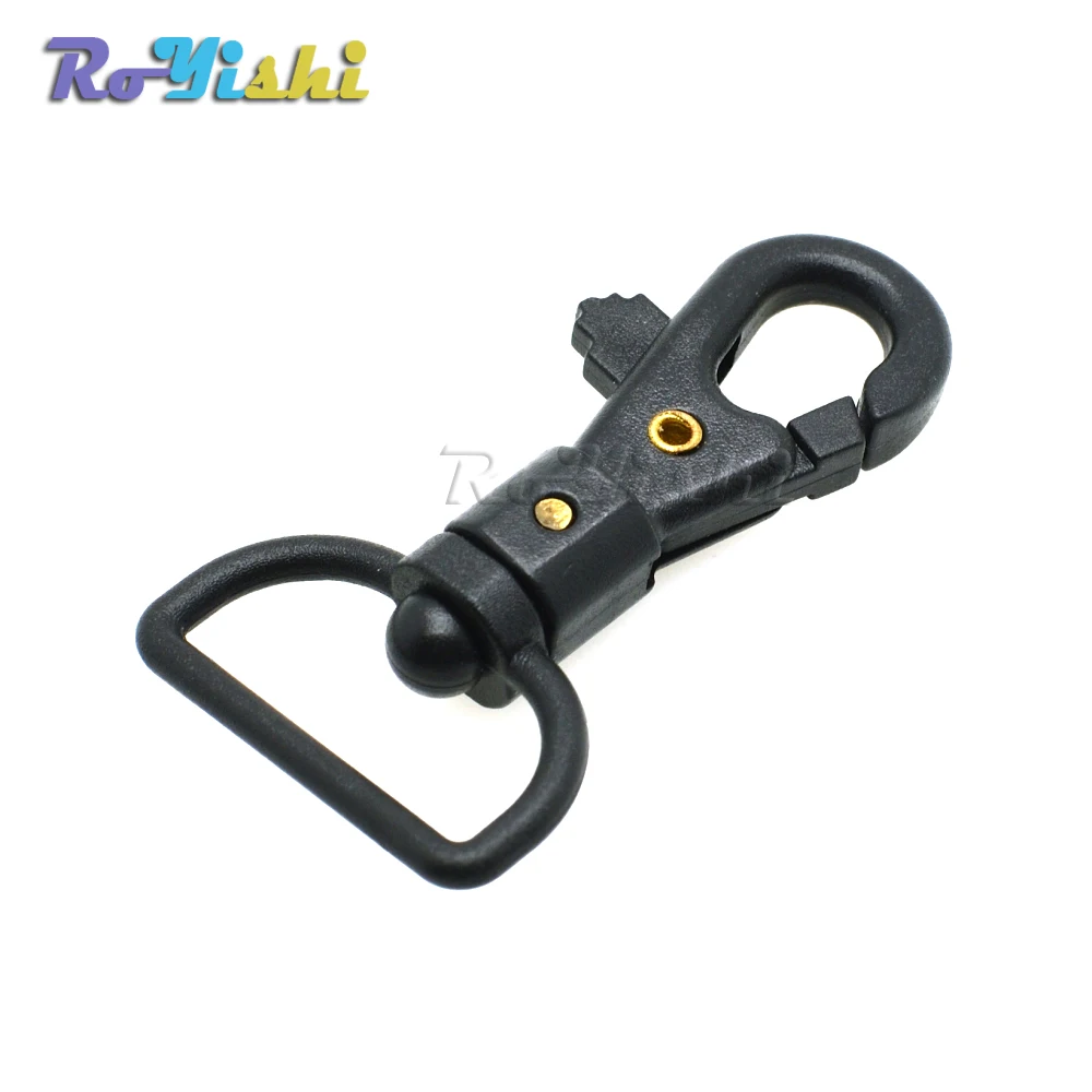 20pcs Figura 8 schiocco della plastica a gancio portachiavi Molle Fibbie