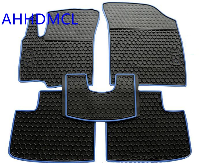 Car Rubber Floor Mats Anti Slip Mat Carpets Feet Pad Custom Fit For