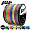 JOF 300M 500M 1000M 8 Strands 4 Strands 18-88LB PE Braided Fishing Wire Multifilament Super Strong Fishing Line Japan Multicolor 1