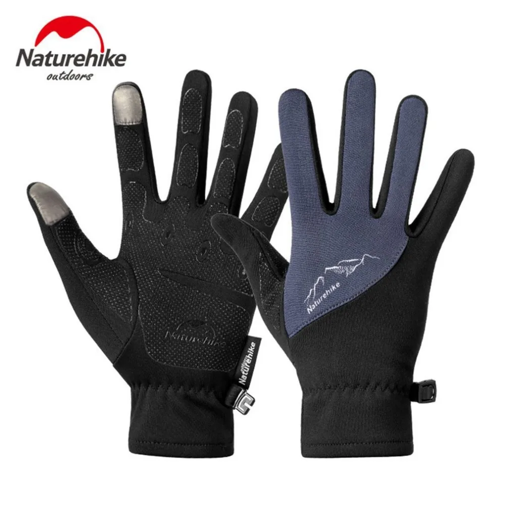 

NEW Naturehike Outdoor Sports Gloves Windproof feelScreen Full Finger Gloves Men Women Men Climbing Cycling Safety Gloves