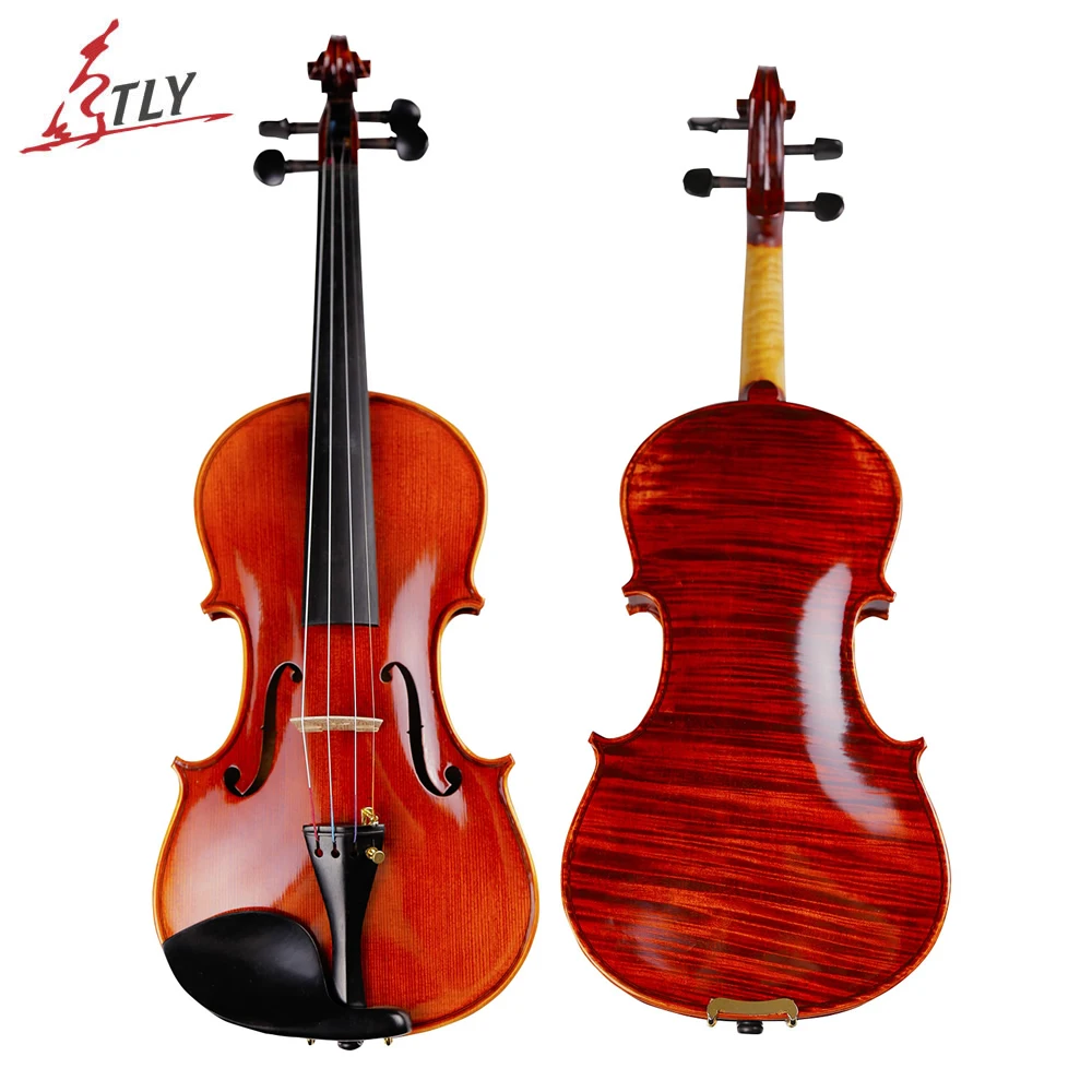 TONGLING Brand Master Hand-craft Antique Violin Naturally Dried Stripes Single Board Maple For Performance Collection | Спорт и