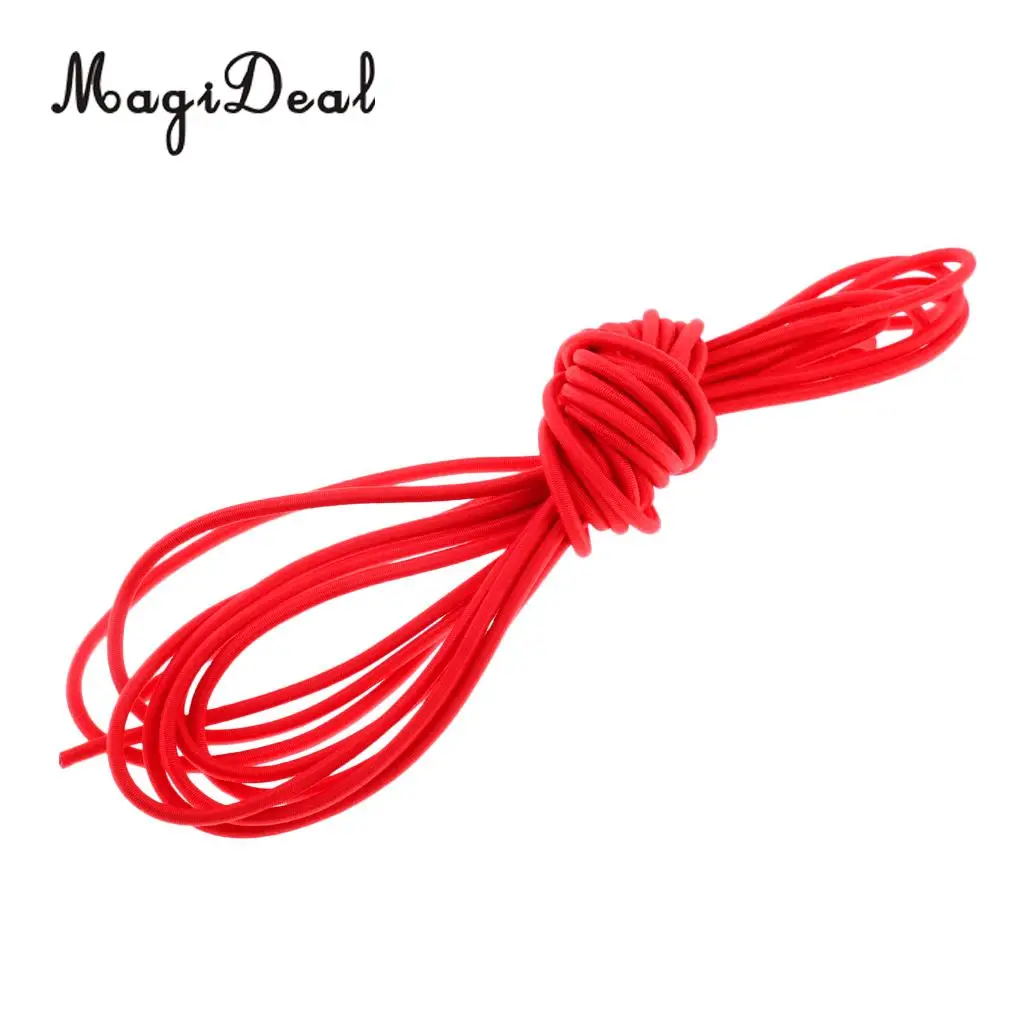 MagiDeal 3mm Elastic Bungee Cord Marine Grade Shock Rope Stretch Band Tie Down Kayak Boat Tent Poles Tarpaulin - Various Length