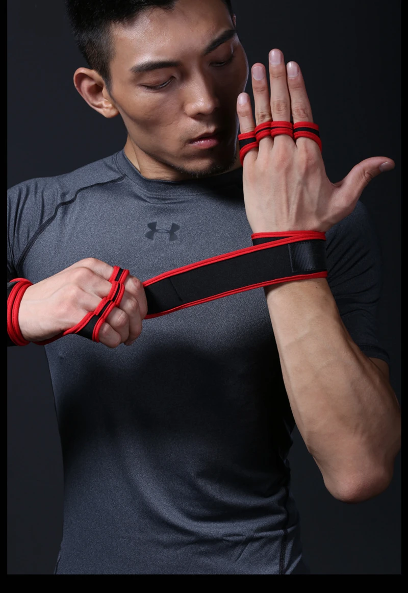 Gym Gloves Heavyweight Sports Exercise Weight Lifting Gloves Body Building Training Sport Fitness Gloves for Fiting Cycling (26)