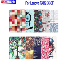 Mcdark для lenovo Tab2 A10-70 Tab2 A10-30 Tab3 10 плюс Tab3 10 Бизнес TB-X103F TB2-X30F TB3-X70F Tri-fold кожаный планшеты чехол
