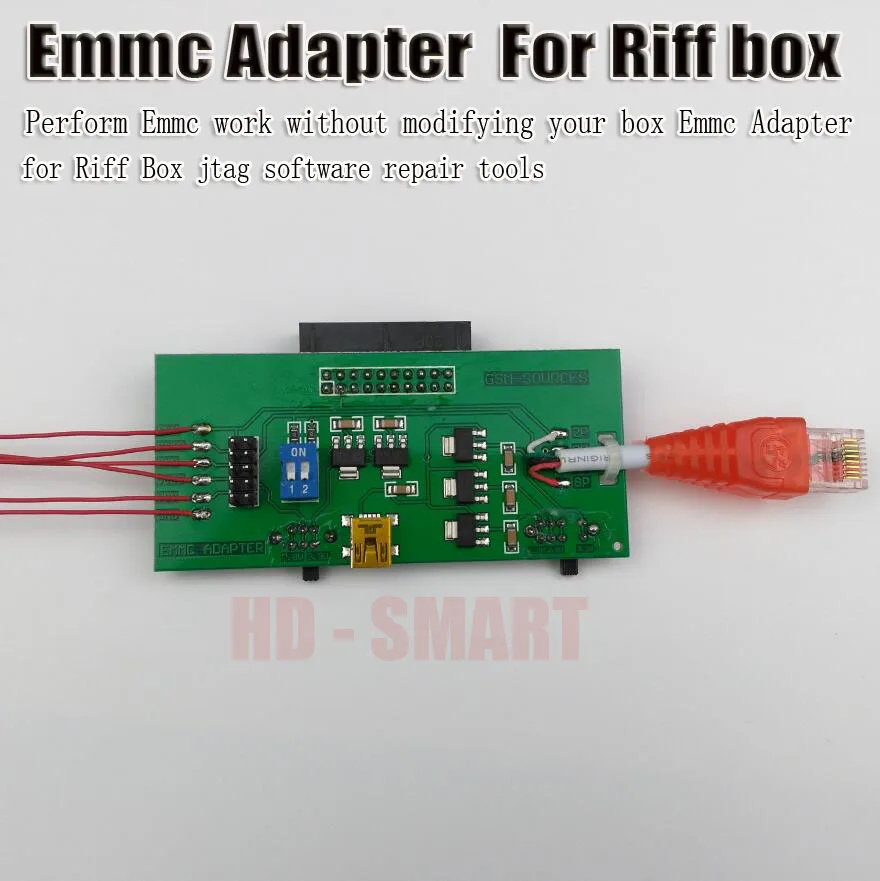 

2017 new Perform eMMC work without modifying your box EMMC Adapter for Riff BOX jtag software repair tools