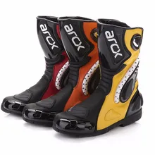Ботинки в байкерском стиле из натуральной кожи; водонепроницаемые, противоскользящие, уличные, защитные, для мотогонок; ботинки в байкерском стиле; обувь для верховой езды