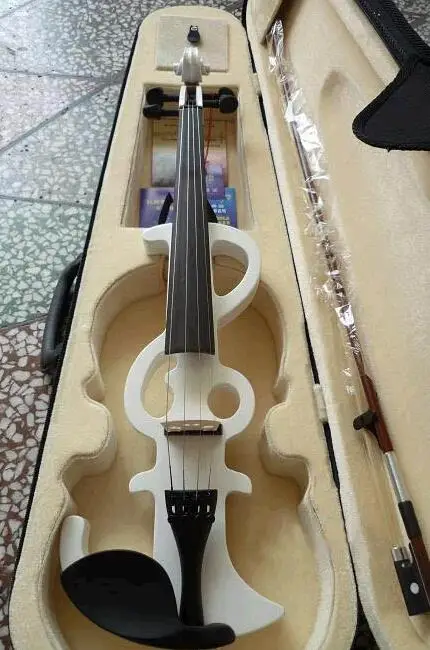 

Violin Electric pickups, Violin Wood Free Shipping Electric Violin with Violin Case