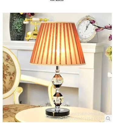 

Modern Luxurious Table Lamps Double Layer Fabric Lampshade Clear Crystal Resin Main Material Table Lamps Soft Light Table Lamps