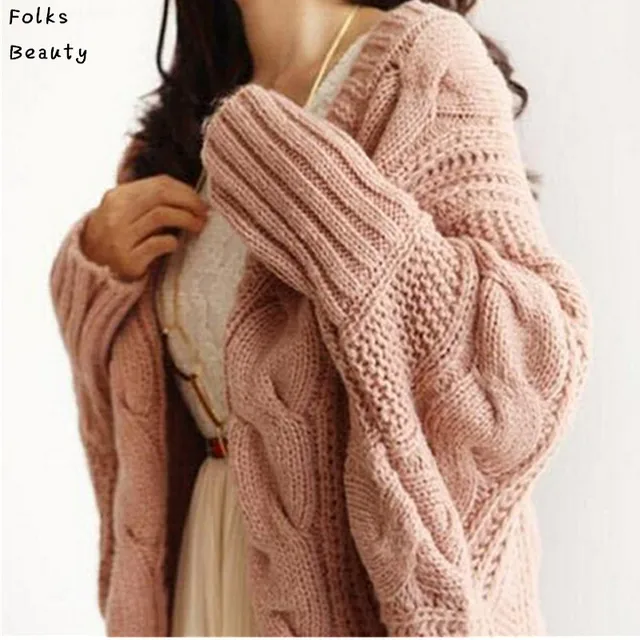 Autumn Winter Knitted Cardigans Coat Women 2015 Fashion