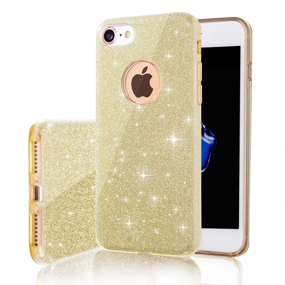 leather iphone 11 Pro Max case 3 IN 1 Gradient Glitter Cover for iphone 11 Pro Max 7 8 plus X XR XS Max 5 5S SE 6 6S Plus Case Clear PC+TPU Bling Coque Fundas iphone 11 Pro Max  silicone case