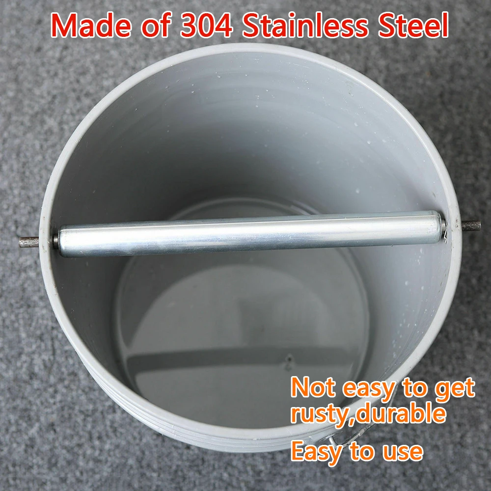 

Useful Stainless Steel Roll Bucket Mice Trap Rolling Mouse Rat Stick Rodent Spin Rotatable Mouse Trap Rat Trap