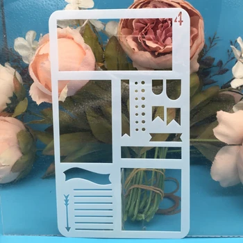 

A6 Paint Draw Model DIY Craft Layering Stencils Wall Scrapbook Stamp Embossing Album Decorative Card Template