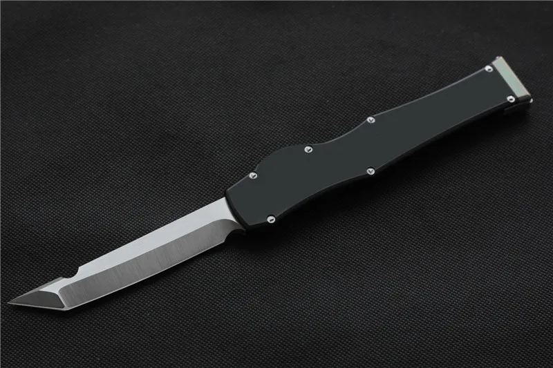 Высокое качество, нож VESPA VI m390, лезвие из алюминия+ ручка TC4, охотничьи ножи, Походный нож для выживания, тактические инструменты для повседневного использования - Цвет: Black