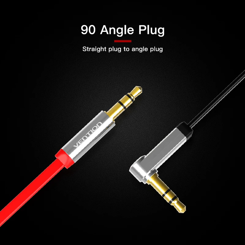 Vention AUX Cable Car for iPhone 3.5mm Male to Male Stereo Flat Audio Cable 3.5 jack to jack Headphone Beats Speaker AUX Cable