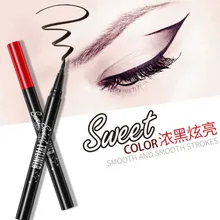 Сексуальная долговечная Женская жидкая подводка для глаз Макияж Черная Косметическая подводка для глаз карандаш водонепроницаемая Мини-Стойкая подводка для глаз карандаш