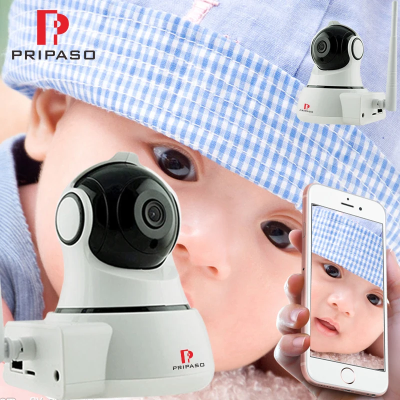 

2 Pack Baby Monitor Portable WiFi IP Camera 720P HD Wireless Baby Camera Audio Video Record Surveillance Security Camera