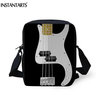 

INSTANTARTS Camera Guitar Prints Bags for Women 2018 Mini Travel Messenger Bags Canvas Luxury Handbags Fitness Brand Daypack Bag