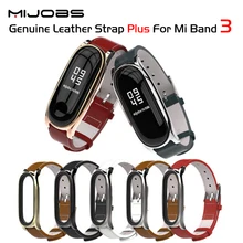 Ремешок для Xiaomi mi 3 ремешок из натуральной кожи ремешок на запястье браслет без винтов смарт-ремешок замена аксессуары для mi Band 3