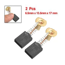 THGS Nuevo 2 Unids Motor Eléctrico Herramienta Eléctrica Parte del Cepillo De Carbón 6.5mm x 13.5mm x 18mm