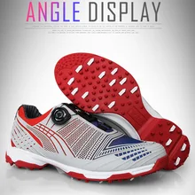 Pgm обувь для гольфа мужская спортивная обувь непромокаемая Мужская Спортивная обувь ручки пряжки шнурки дышащие Нескользящие мужские тренировочные кроссовки