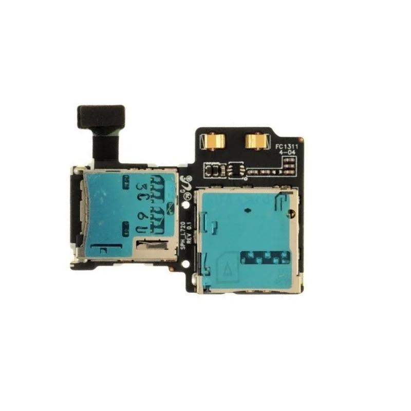 Для Samsung Galaxy S4 GT I9500 I9505 I337 M919 I545 L720 R970 sim карта и держатель карты памяти MicroSD гибкий