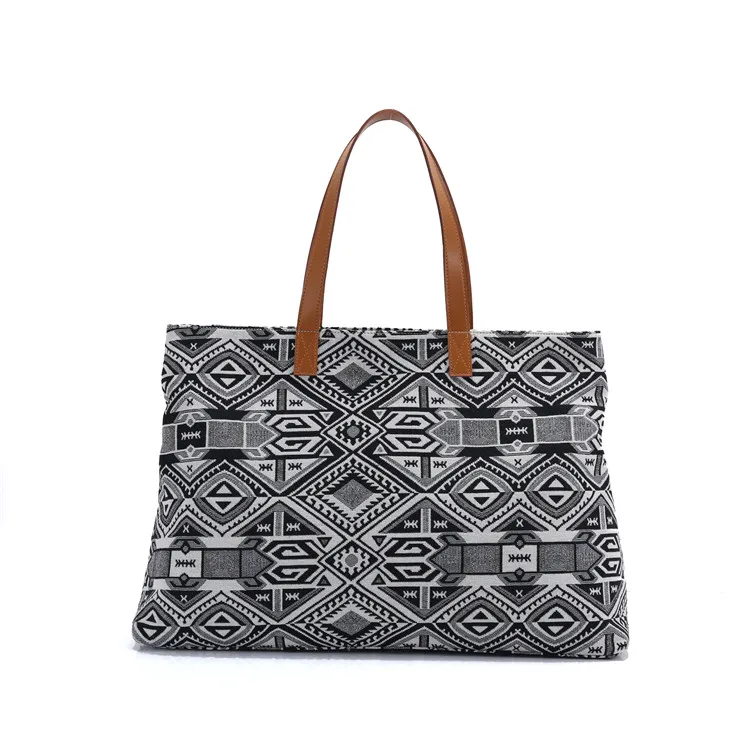 BOHO Gypsy Chic Women Tribal Tote Bag Large Shopper Bag Designer inspired Bohemian Beach BagTravelWeekenderGymMummy Diaper Bag (14)