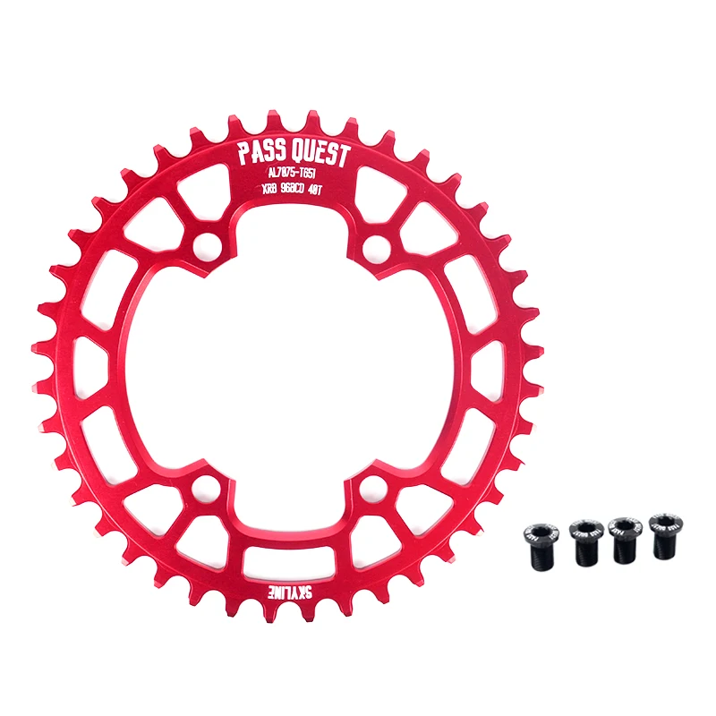 

PASS QUEST 96BCD MTB Narrow Wide Chainring/Chain Ring 34T/36T/38T/40T/42T/44T/46T/48T Bike Bicycle deore xt Chainwheel Crankset