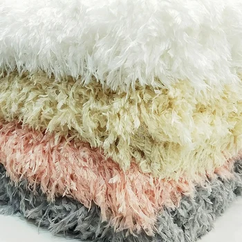 

Newborn Photography Prop Background Blanket Soft Baby Faux Fur Blankets Feather Infant photo shoot Fotografia Tassel accessories