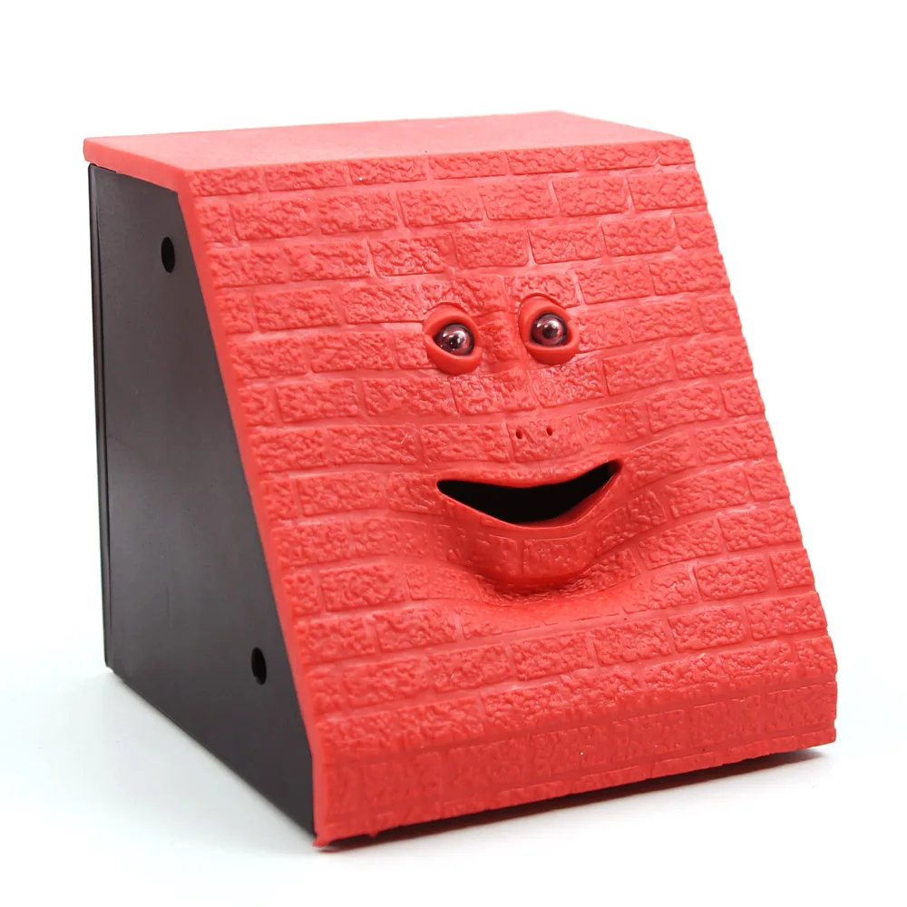 Homemiyn Novelty Face Bank Coin Eating Savings Kids Money Saving