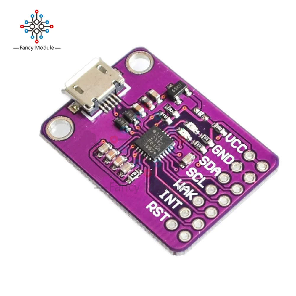 Набор для оценки CP2112 набор CCS811 модуль связи demach To I2C Электронная плата PCB Micro USB