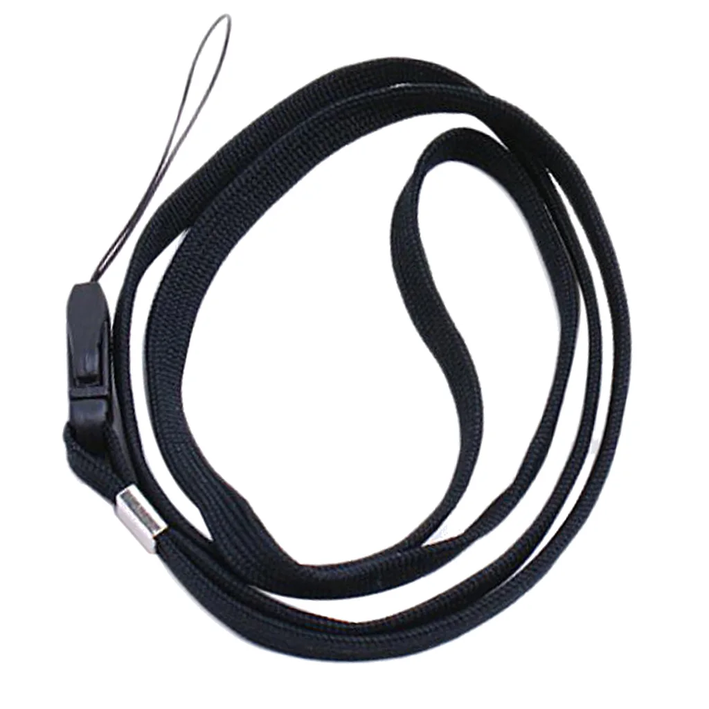 Черные ремни на шею для камеры сотовый телефон MP3 ID карта PDA USB памяти