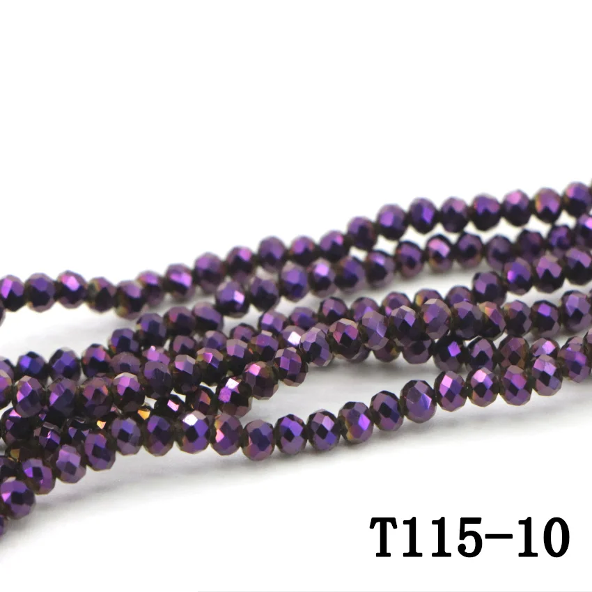 10 Purple natural crystal Jasper beads (1)