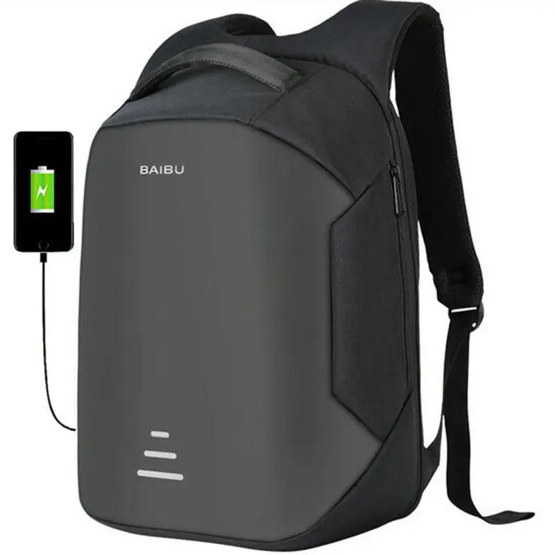 

Fashion avant-garde15 laptop backpack anti-theft backpack usb charge backpack travel bag school notebook bag waterproof backpack