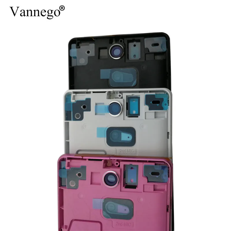 Vanneg средняя передняя рамка для sony Xperia ZR M36H C5502 C5503 пластина рамка Корпус ЖК-рамка с крышкой батареи