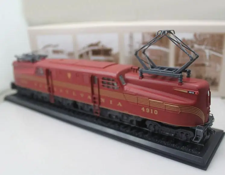 1: 87 масштаб сплава модель трамвая, высокая моделирования SNCF ClassGG1-4910, литая металлическая игрушка, ретро коллекция игрушка автомобиль