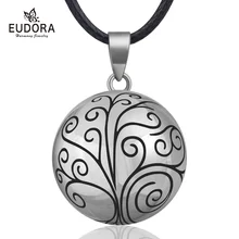 Eudora 20 мм Древо жизни мексиканский кулон бола гармония колокольчик шар Ангел звонящий подвеска для беременных ожерелье для женщин хорошее ювелирное изделие N14NB316