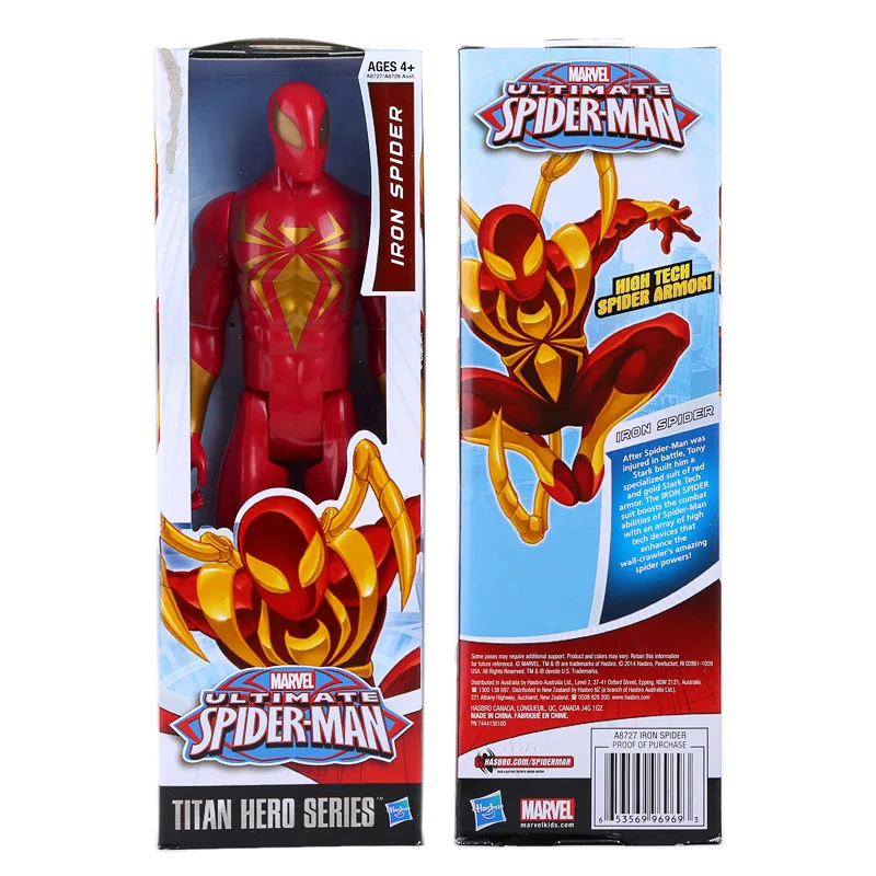 

Ultimate Marvel Spider-man Iron Spider PVC Action Figure Collectible Model Toy 12" 30cm
