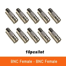 Free shipping 10pcs CCTV Connector Plug BNC Female to BNC Female Jack Video Adapter/BNC Connector